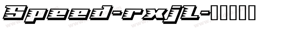 Speed-rxjL字体转换