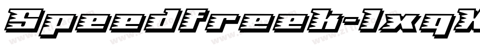 Speedfreek-lxqX字体转换