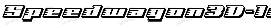 Speedwagon3D-lmxX字体转换