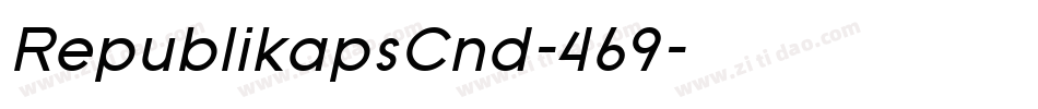 RepublikapsCnd-469字体转换
