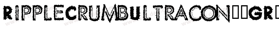 RippleCrumbUltracon-7GR字体转换