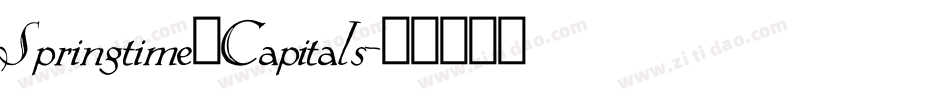 Springtime_Capitals字体转换