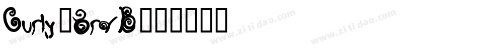 Curly-8rdB字体转换
