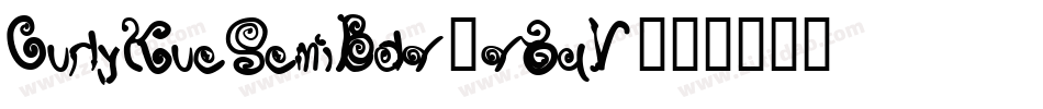 CurlyKueSemiBold-d8qV字体转换