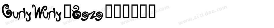 CurlyWurly-8gzg字体转换