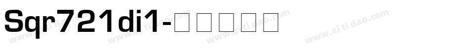 Sqr721di1字体转换