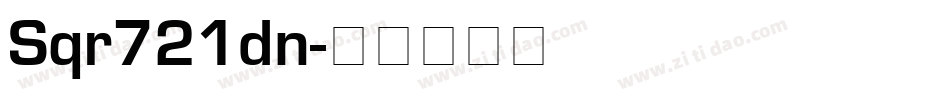 Sqr721dn字体转换
