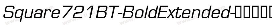 Square721BT-BoldExtended字体转换