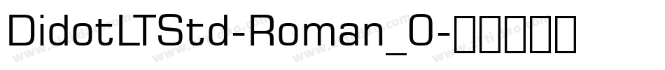 DidotLTStd-Roman_0字体转换