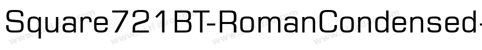 Square721BT-RomanCondensed字体转换