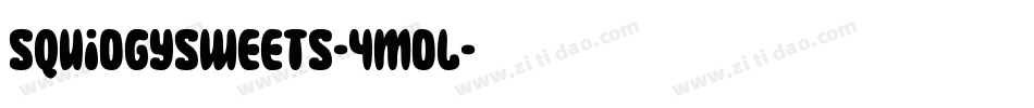 SquidgySweets-4mdl字体转换