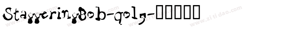 StaggeringBob-qo15字体转换