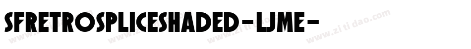SfRetrospliceShaded-LJmE字体转换