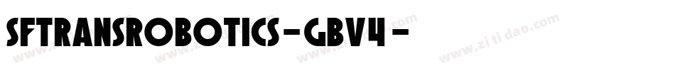 SfTransrobotics-gBv4字体转换