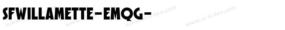 SfWillamette-eMqg字体转换