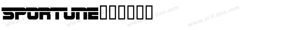 SPORTUNE字体转换
