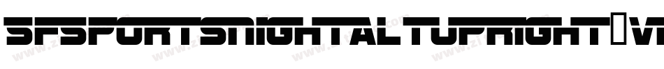 SfSportsNightAltupright-vRd4字体转换 SfSportsNightAltupright-vRd4字体转换