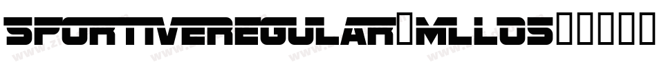 SportiveRegular-mLlO5字体转换