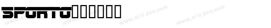 Sporto字体转换