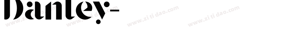 Danley字体转换