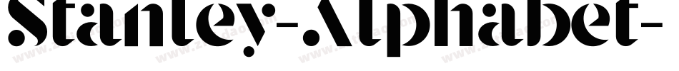 Stanley-Alphabet字体转换