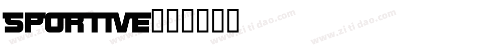 Sportive字体转换