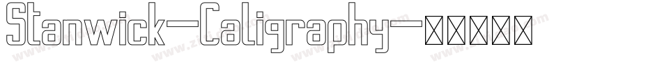 Stanwick-Caligraphy字体转换