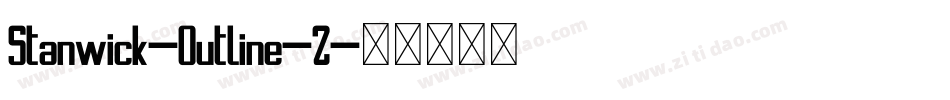 Stanwick-Outline-2字体转换