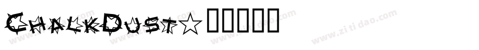 ChalkDust字体转换