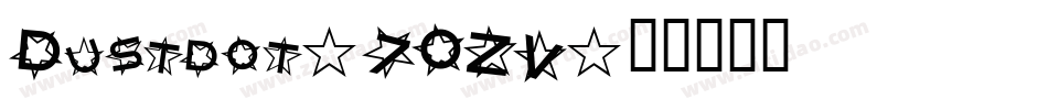 Dustdot-7OZV字体转换
