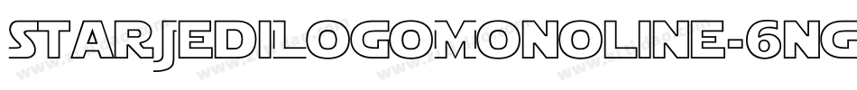 StarJediLogoMonoline-6nGg字体转换 StarJediLogoMonoline-6nGg字体转换