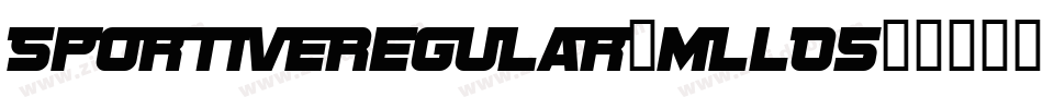 SportiveRegular-mLlO5字体转换