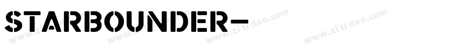 Starbounder字体转换