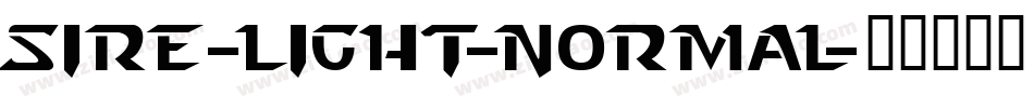 Sire_Light-Normal字体转换