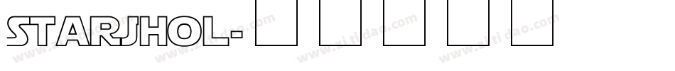 Starjhol字体转换