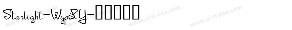 Starlight-WypLY字体转换