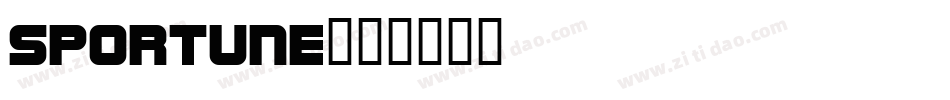 SPORTUNE字体转换