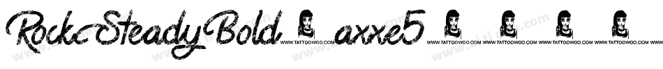 RockSteadyBold-axxe5字体转换