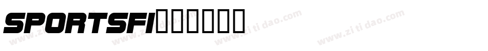 SPORTSFI字体转换