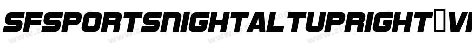 SfSportsNightAltupright-vRd4字体转换 SfSportsNightAltupright-vRd4字体转换