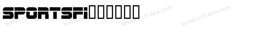 SPORTSFI字体转换