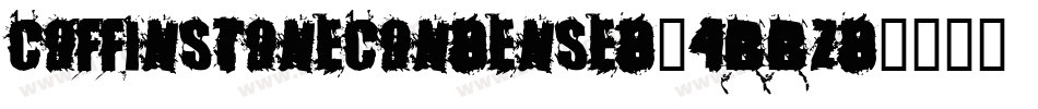 CoffinStoneCondensed-4BBZD字体转换