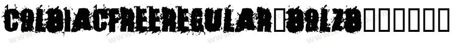 ColdiacfreeRegular-DOLzD字体转换