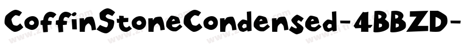 CoffinStoneCondensed-4BBZD字体转换