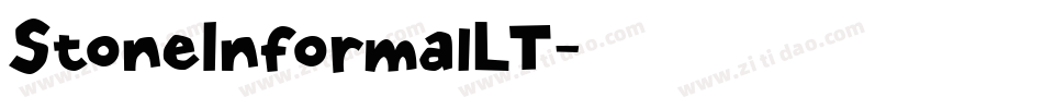 StoneInformalLT字体转换