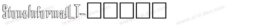 StoneInformalLT字体转换