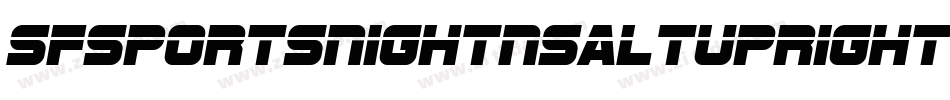 SfSportsNightNsAltupright-l8MZ字体转换 SfSportsNightNsAltupright-l8MZ字体转换