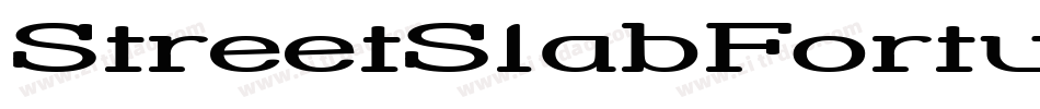 StreetSlabFortunaItalic-2y3字体转换