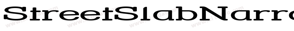 StreetSlabNarrowItalic-PR2字体转换