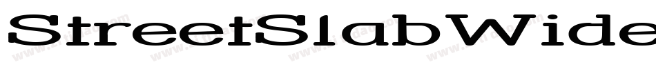 StreetSlabWideRev-A72字体转换